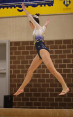 2023-12-09 Competition Women Benjamines and Jeunes Espoirs Balance beam at CGC Bettembourg 2023 (Martin Rulsch) 193