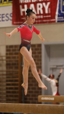 2023-12-09 Competition Women Benjamines and Jeunes Espoirs Balance beam at CGC Bettembourg 2023 (Martin Rulsch) 063