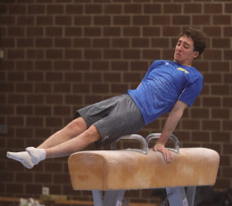 2023-12-09 Training Men 9 December Pommel horse at CGC Bettembourg 2023 (Martin Rulsch) 151