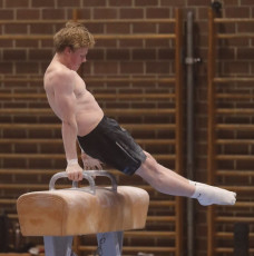 2023-12-09 Training Men 9 December Pommel horse at CGC Bettembourg 2023 (Martin Rulsch) 149