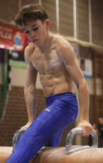 2023-12-09 Training Men 9 December Pommel horse at CGC Bettembourg 2023 (Martin Rulsch) 071