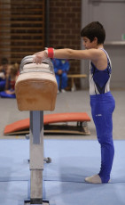 2023-12-10 Competition Men Poussines, Benjamines and Minimes Pommel horse at CGC Bettembourg 2023 (Martin Rulsch) 087