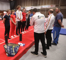 2023-12-10 Warm-up Men Jeunes Espoirs and Open at CGC Bettembourg 2023 Groups (Martin Rulsch) 2