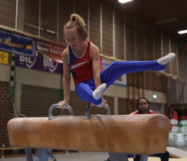 2023-12-10 Warm-up Men Poussines, Benjamines and Minimes Pommel horse at CGC Bettembourg 2023 (Martin Rulsch) 015
