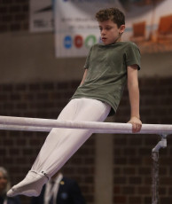2023-12-10 Warm-up Men Poussines, Benjamines and Minimes Parallel bars at CGC Bettembourg 2023 (Martin Rulsch) 153