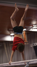 2023-12-10 Warm-up Men Poussines, Benjamines and Minimes Parallel bars at CGC Bettembourg 2023 (Martin Rulsch) 149