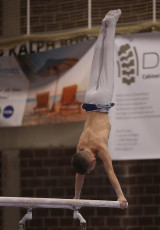 2023-12-10 Warm-up Men Poussines, Benjamines and Minimes Parallel bars at CGC Bettembourg 2023 (Martin Rulsch) 140