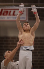 2023-12-10 Warm-up Men Poussines, Benjamines and Minimes Horizontal bar at CGC Bettembourg 2023 (Martin Rulsch) 118