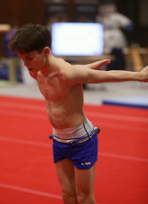 2023-12-10 Warm-up Men Poussines, Benjamines and Minimes Floor exercise at CGC Bettembourg 2023 (Martin Rulsch) 151