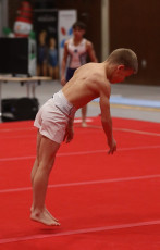 2023-12-10 Warm-up Men Poussines, Benjamines and Minimes Floor exercise at CGC Bettembourg 2023 (Martin Rulsch) 054