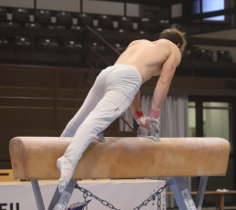 2023-12-09 Training Men 9 December Pommel horse at CGC Bettembourg 2023 (Martin Rulsch) 132