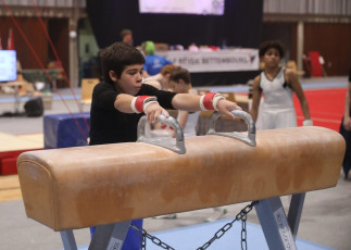 2023-12-09 Training Men 9 December Pommel horse at CGC Bettembourg 2023 (Martin Rulsch) 102