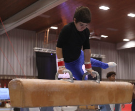 2023-12-09 Training Men 9 December Pommel horse at CGC Bettembourg 2023 (Martin Rulsch) 103