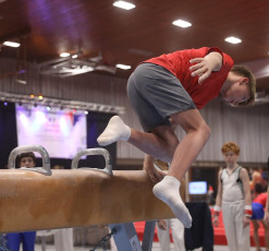 2023-12-09 Training Men 9 December Pommel horse at CGC Bettembourg 2023 (Martin Rulsch) 095