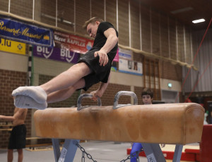 2023-12-09 Training Men 9 December Pommel horse at CGC Bettembourg 2023 (Martin Rulsch) 060