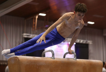 2023-12-09 Training Men 9 December Pommel horse at CGC Bettembourg 2023 (Martin Rulsch) 032