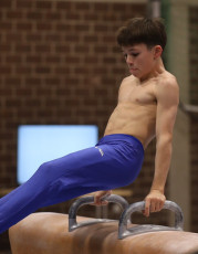 2023-12-09 Training Men 9 December Pommel horse at CGC Bettembourg 2023 (Martin Rulsch) 009