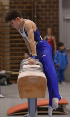 2023-12-10 Competition Men Poussines, Benjamines and Minimes Pommel horse at CGC Bettembourg 2023 (Martin Rulsch) 079