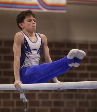 2023-12-10 Competition Men Poussines, Benjamines and Minimes Parallel bars at CGC Bettembourg 2023 (Martin Rulsch) 139