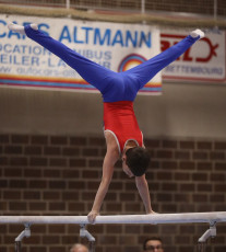 2023-12-10 Competition Men Poussines, Benjamines and Minimes Parallel bars at CGC Bettembourg 2023 (Martin Rulsch) 111