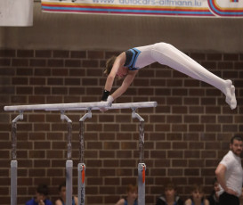 2023-12-10 Competition Men Poussines, Benjamines and Minimes Parallel bars at CGC Bettembourg 2023 (Martin Rulsch) 004