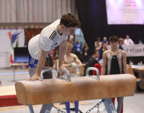 2023-12-10 Warm-up Men Jeunes Espoirs and Open Pommel horse at CGC Bettembourg 2023 (Martin Rulsch) 77