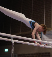 2023-12-10 Warm-up Men Poussines, Benjamines and Minimes Parallel bars at CGC Bettembourg 2023 (Martin Rulsch) 156