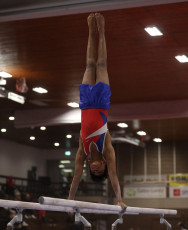 2023-12-10 Warm-up Men Poussines, Benjamines and Minimes Parallel bars at CGC Bettembourg 2023 (Martin Rulsch) 066