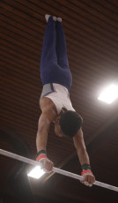 2023-12-10 Warm-up Men Poussines, Benjamines and Minimes Horizontal bar at CGC Bettembourg 2023 (Martin Rulsch) 183
