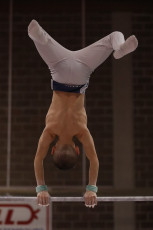 2023-12-10 Warm-up Men Poussines, Benjamines and Minimes Horizontal bar at CGC Bettembourg 2023 (Martin Rulsch) 154