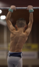 2023-12-10 Warm-up Men Poussines, Benjamines and Minimes Horizontal bar at CGC Bettembourg 2023 (Martin Rulsch) 099