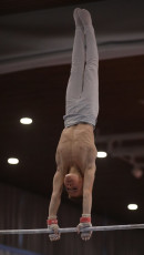 2023-12-10 Warm-up Men Poussines, Benjamines and Minimes Horizontal bar at CGC Bettembourg 2023 (Martin Rulsch) 092