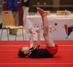 2023-12-10 Warm-up Men Poussines, Benjamines and Minimes Floor exercise at CGC Bettembourg 2023 (Martin Rulsch) 112