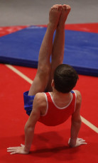 2023-12-10 Warm-up Men Poussines, Benjamines and Minimes Floor exercise at CGC Bettembourg 2023 (Martin Rulsch) 109