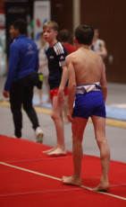 2023-12-10 Warm-up Men Poussines, Benjamines and Minimes Floor exercise at CGC Bettembourg 2023 (Martin Rulsch) 097