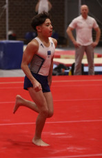 2023-12-10 Warm-up Men Poussines, Benjamines and Minimes Floor exercise at CGC Bettembourg 2023 (Martin Rulsch) 071