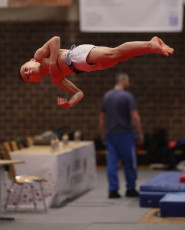 2023-12-10 Warm-up Men Poussines, Benjamines and Minimes Floor exercise at CGC Bettembourg 2023 (Martin Rulsch) 062