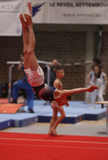 2023-12-10 Warm-up Men Poussines, Benjamines and Minimes Floor exercise at CGC Bettembourg 2023 (Martin Rulsch) 059