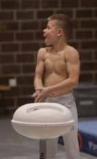 2023-12-10 Warm-up Men Poussines, Benjamines and Minimes at CGC Bettembourg 2023 Rest (Martin Rulsch) 089