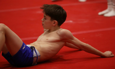 2023-12-10 Warm-up Men Poussines, Benjamines and Minimes at CGC Bettembourg 2023 Rest (Martin Rulsch) 013