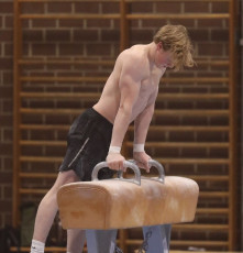 2023-12-09 Training Men 9 December Pommel horse at CGC Bettembourg 2023 (Martin Rulsch) 144
