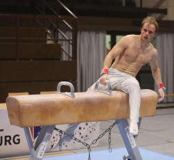 2023-12-09 Training Men 9 December Pommel horse at CGC Bettembourg 2023 (Martin Rulsch) 143