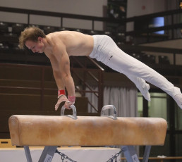 2023-12-09 Training Men 9 December Pommel horse at CGC Bettembourg 2023 (Martin Rulsch) 136