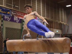 2023-12-09 Training Men 9 December Pommel horse at CGC Bettembourg 2023 (Martin Rulsch) 076
