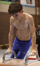 2023-12-09 Training Men 9 December Pommel horse at CGC Bettembourg 2023 (Martin Rulsch) 070