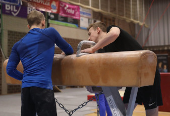 2023-12-09 Training Men 9 December Pommel horse at CGC Bettembourg 2023 (Martin Rulsch) 058
