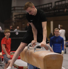 2023-12-09 Training Men 9 December Pommel horse at CGC Bettembourg 2023 (Martin Rulsch) 037