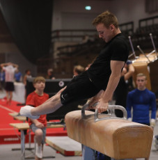 2023-12-09 Training Men 9 December Pommel horse at CGC Bettembourg 2023 (Martin Rulsch) 038