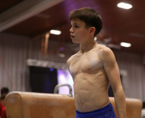 2023-12-09 Training Men 9 December Pommel horse at CGC Bettembourg 2023 (Martin Rulsch) 035