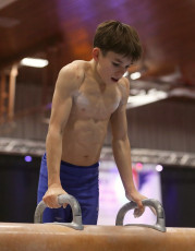 2023-12-09 Training Men 9 December Pommel horse at CGC Bettembourg 2023 (Martin Rulsch) 025